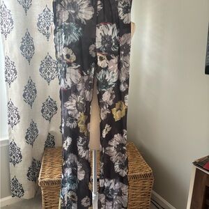 Urban Outfitters Black and White Wide Leg Pants